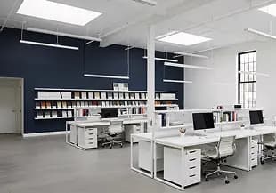 Modern office workspace